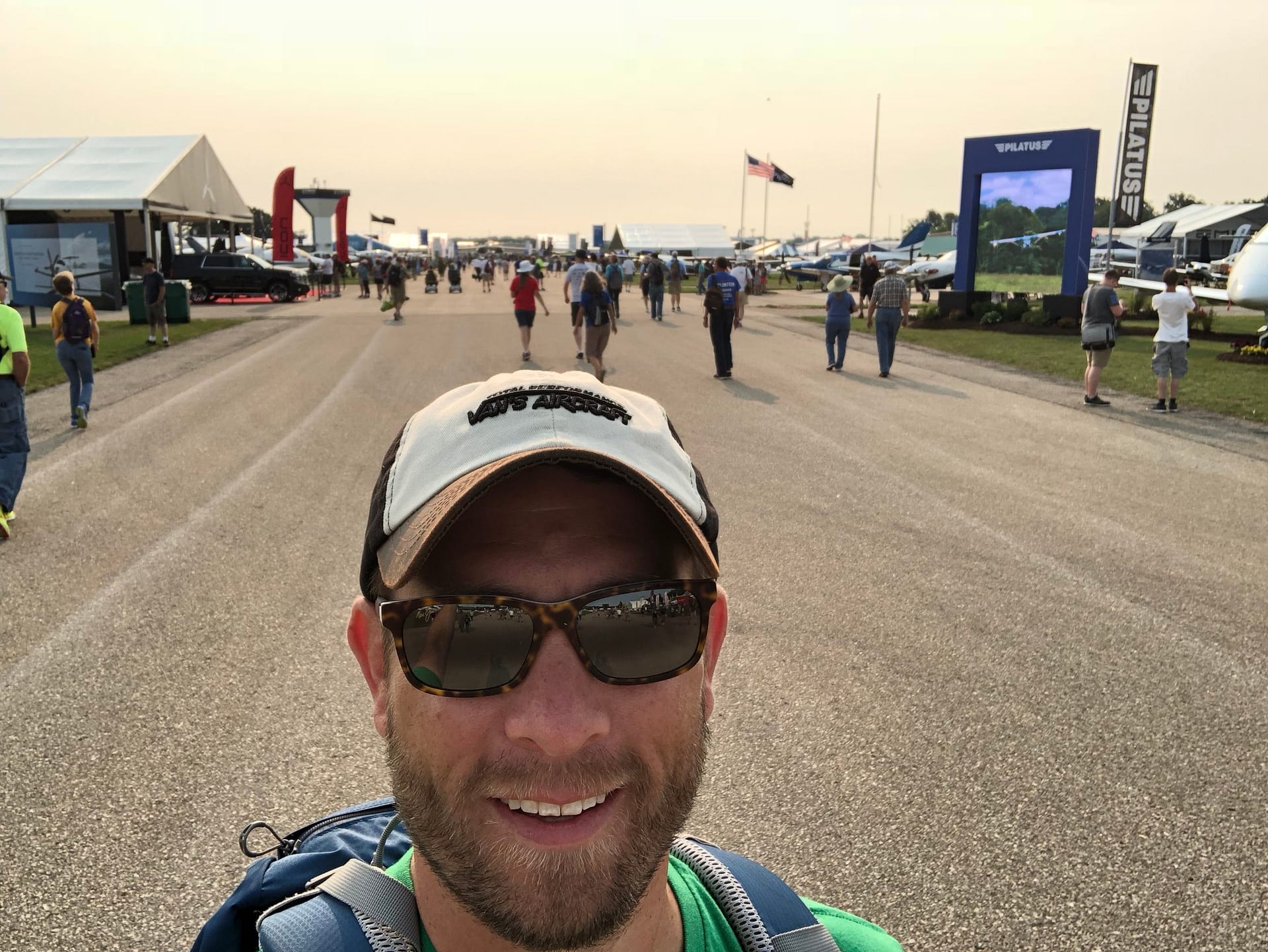 Me on the main walkway at OSH.